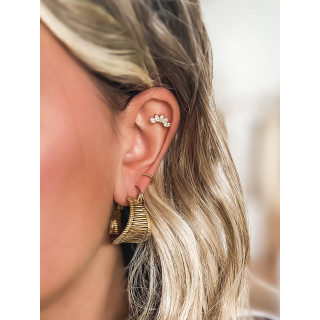 Boucles d'oreilles Freysa - Doré