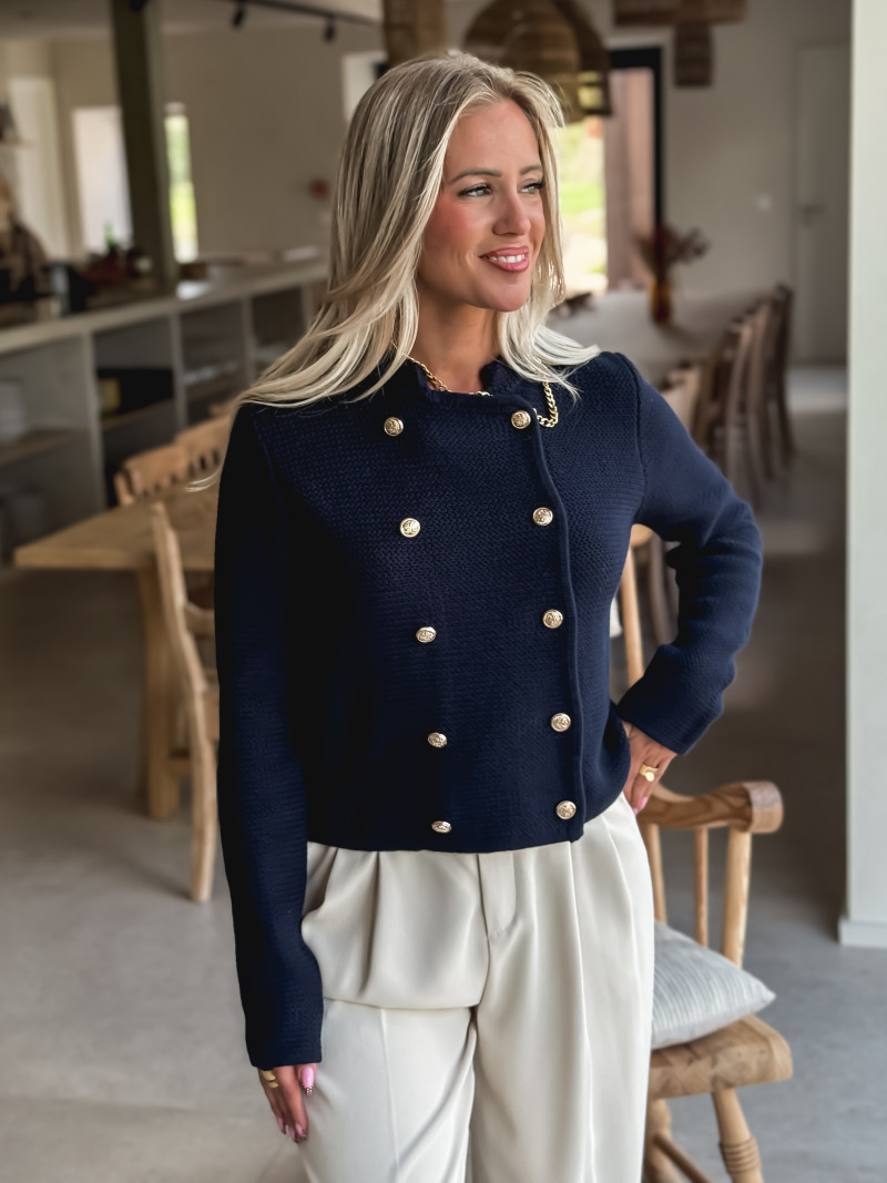 Gilet AdélaÏde - Bleu marine