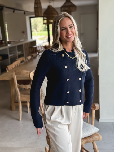 Gilet AdélaÏde - Bleu marine