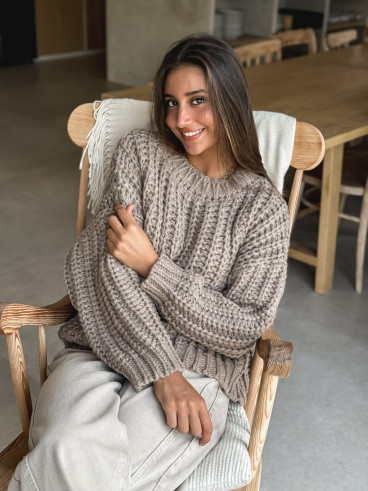 Pull Noréllia - Taupe