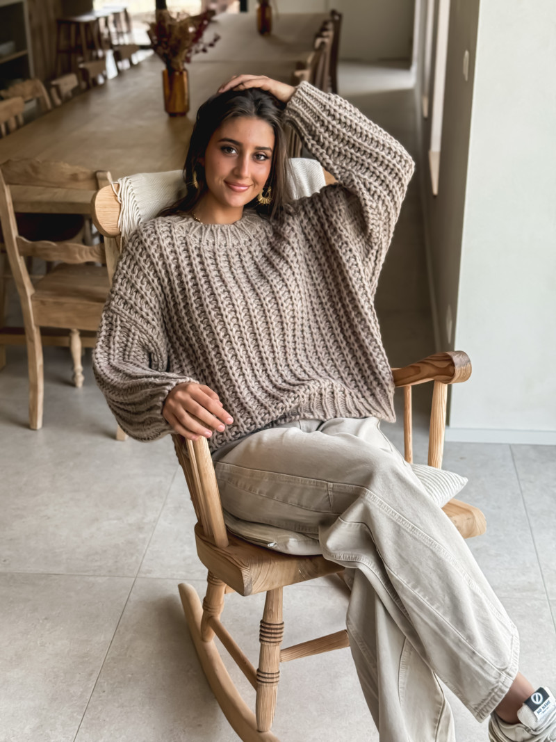 Pull Noréllia - Taupe