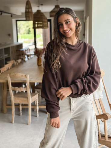 Pull Jolene - Chocolat