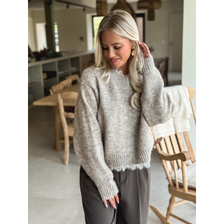 Pull Véllana - Taupe