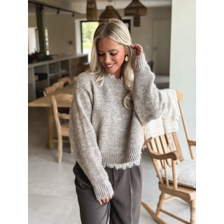 Pull Véllana - Taupe