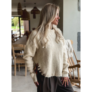 Pull Maëssa - Beige/Léopard