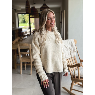Pull Maëssa - Beige/Léopard