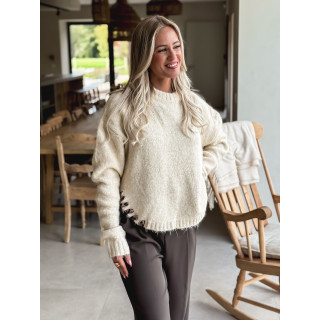 Pull Maëssa - Beige/Léopard