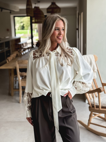 Chemisier Ione - Blanc