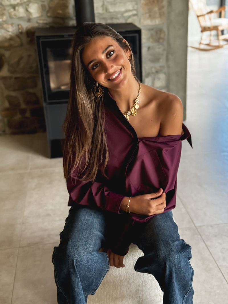 Chemise Emaëlle - Bordeaux