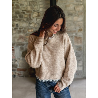 Pull Véllana - Beige fonce