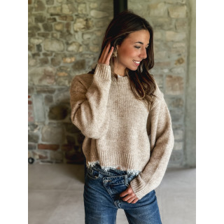 Pull Véllana - Beige fonce