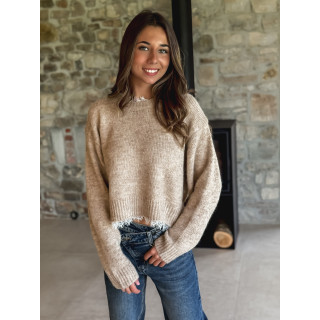 Pull Véllana - Beige fonce