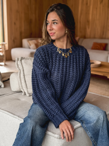 Pull Noréllia - Bleu marine
