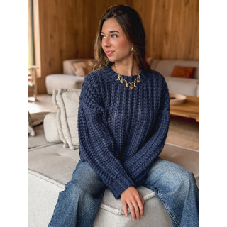 Pull Noréllia - Bleu marine