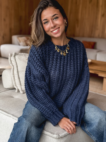 Pull Noréllia - Bleu marine