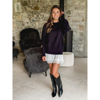 Robe courte Talyssa - Noir