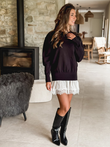 Robe courte Talyssa - Noir