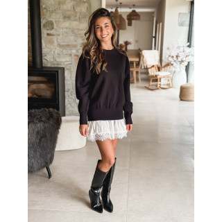 Robe courte Talyssa - Noir