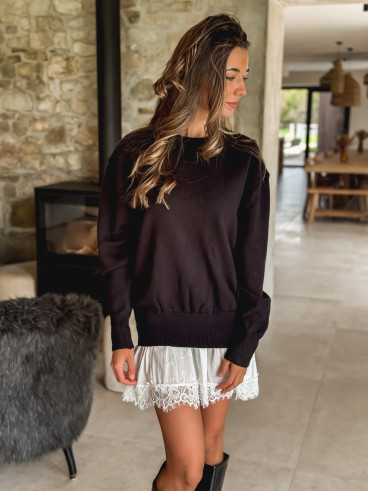 Robe courte Talyssa - Noir