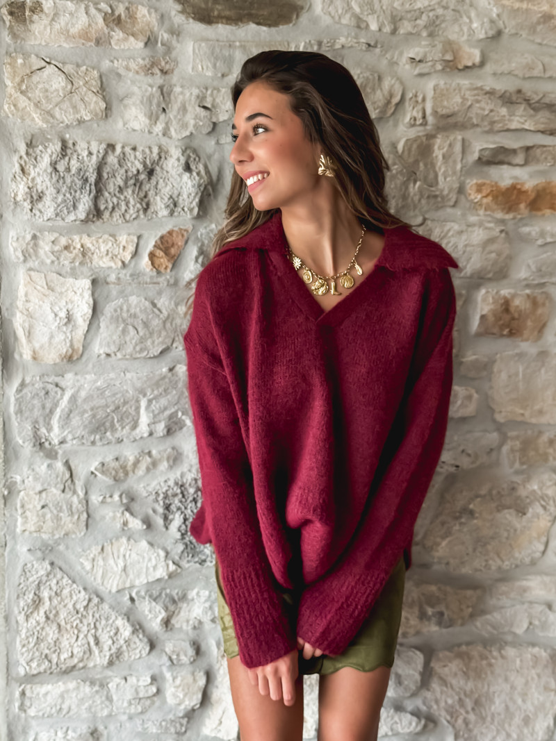 Pull Nolia - Bordeaux