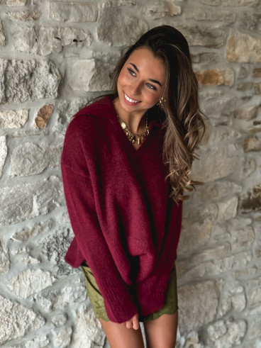 Pull Nolia - Bordeaux