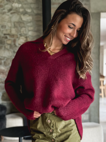 Pull Nolia - Bordeaux