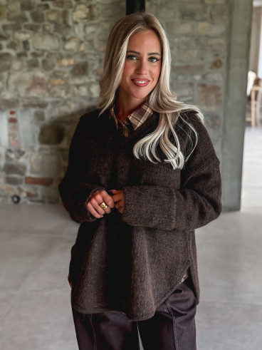 Pull Nolia - Chocolat