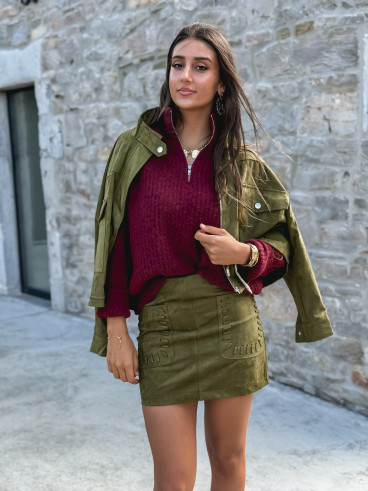 Pull Caleyna - Bordeaux