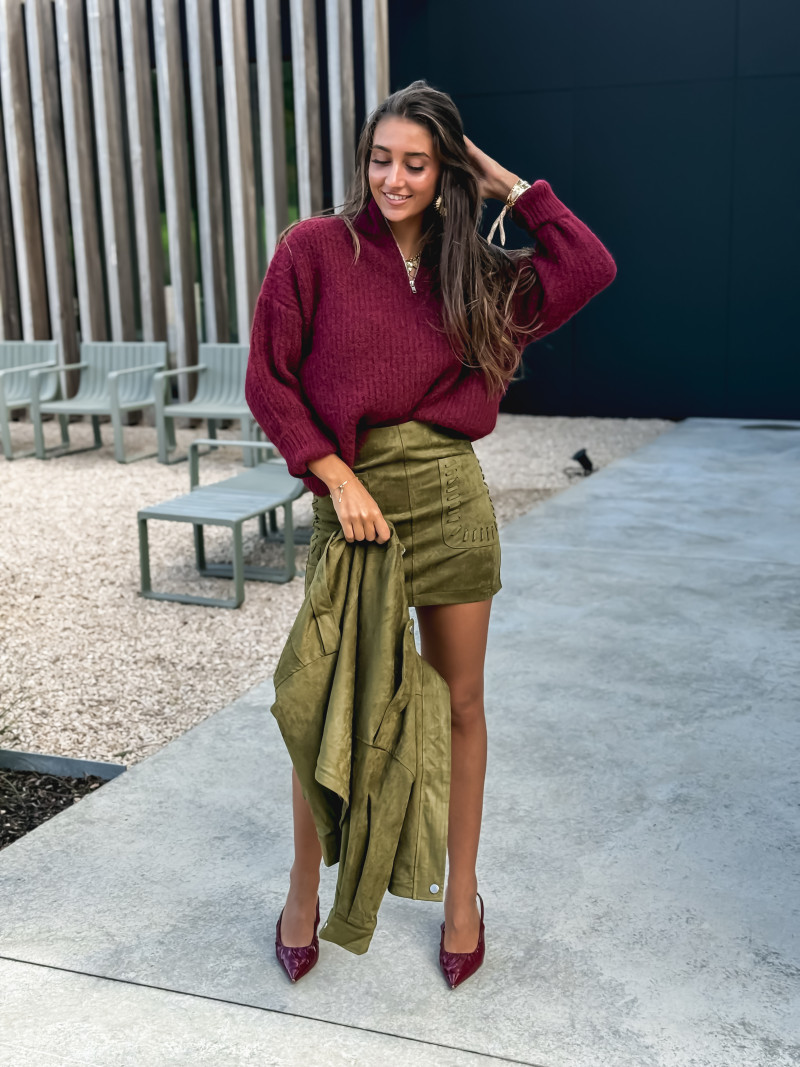 Pull Caleyna - Bordeaux