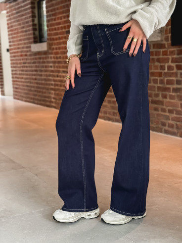 Jeans Anna - Bleu foncé