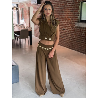 Blouse Lysiane - Kaki