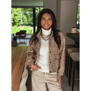 Veste à sequins Miley - Bronze