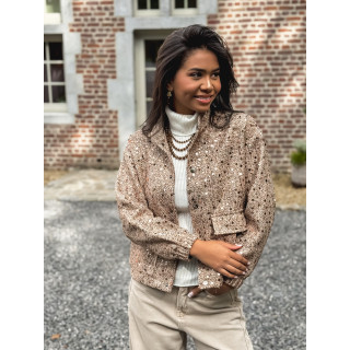 Veste à sequins Miley - Bronze