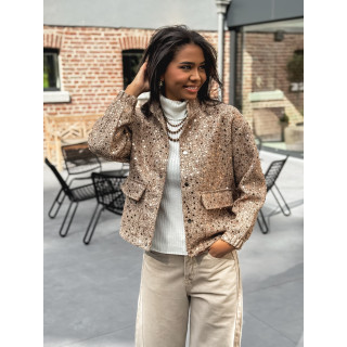 Veste à sequins Miley - Bronze