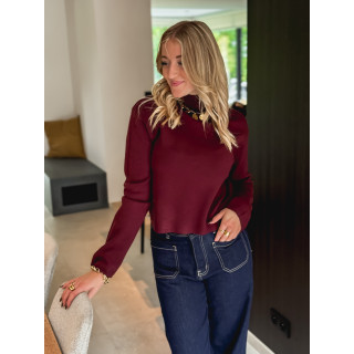 Pull Enorah - Bordeaux