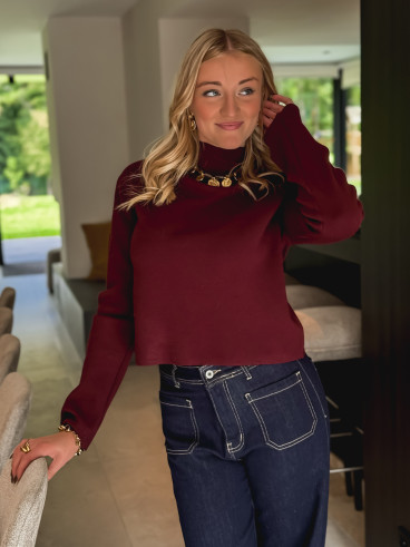 Pull Enorah - Bordeaux