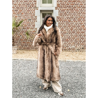 Manteau long Sohara - Beige foncé