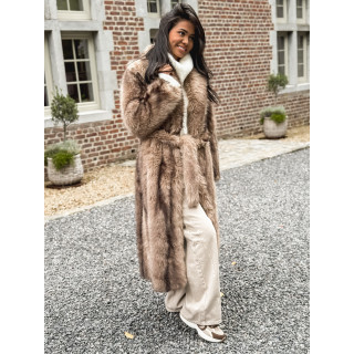 Manteau long Sohara - Beige foncé