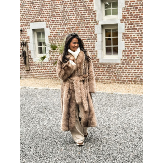 Manteau long Sohara - Beige foncé
