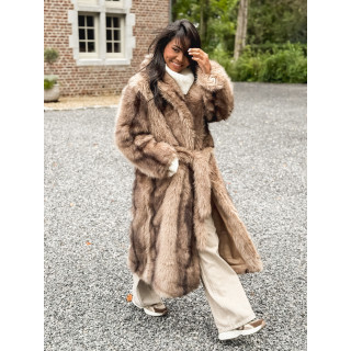 Manteau long Sohara - Beige foncé