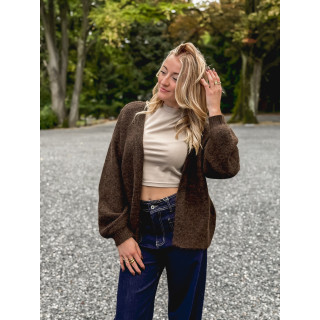 Gilet Sohana - Chocolat