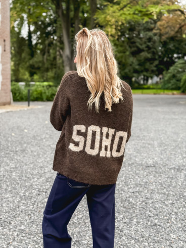 Gilet Sohana - Chocolat