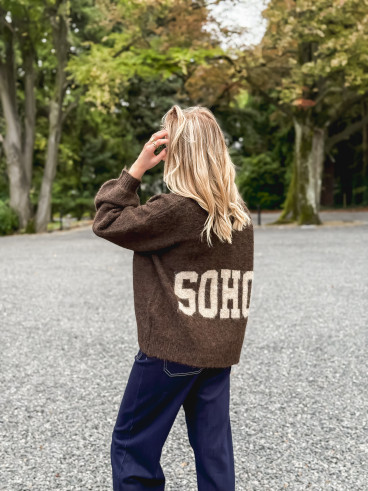 Gilet Sohana - Chocolat