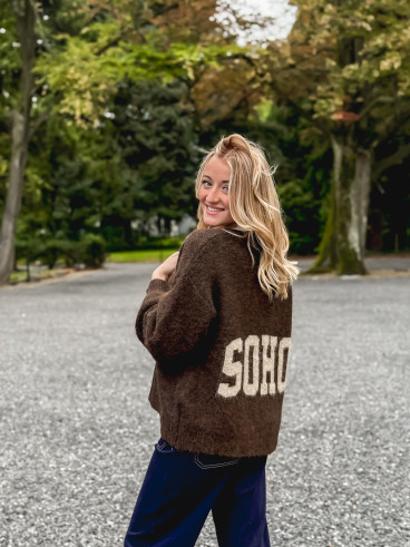 Gilet Sohana - Chocolat