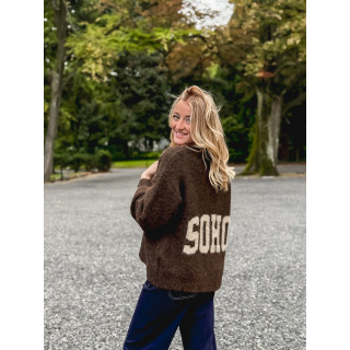 Gilet Sohana - Chocolat
