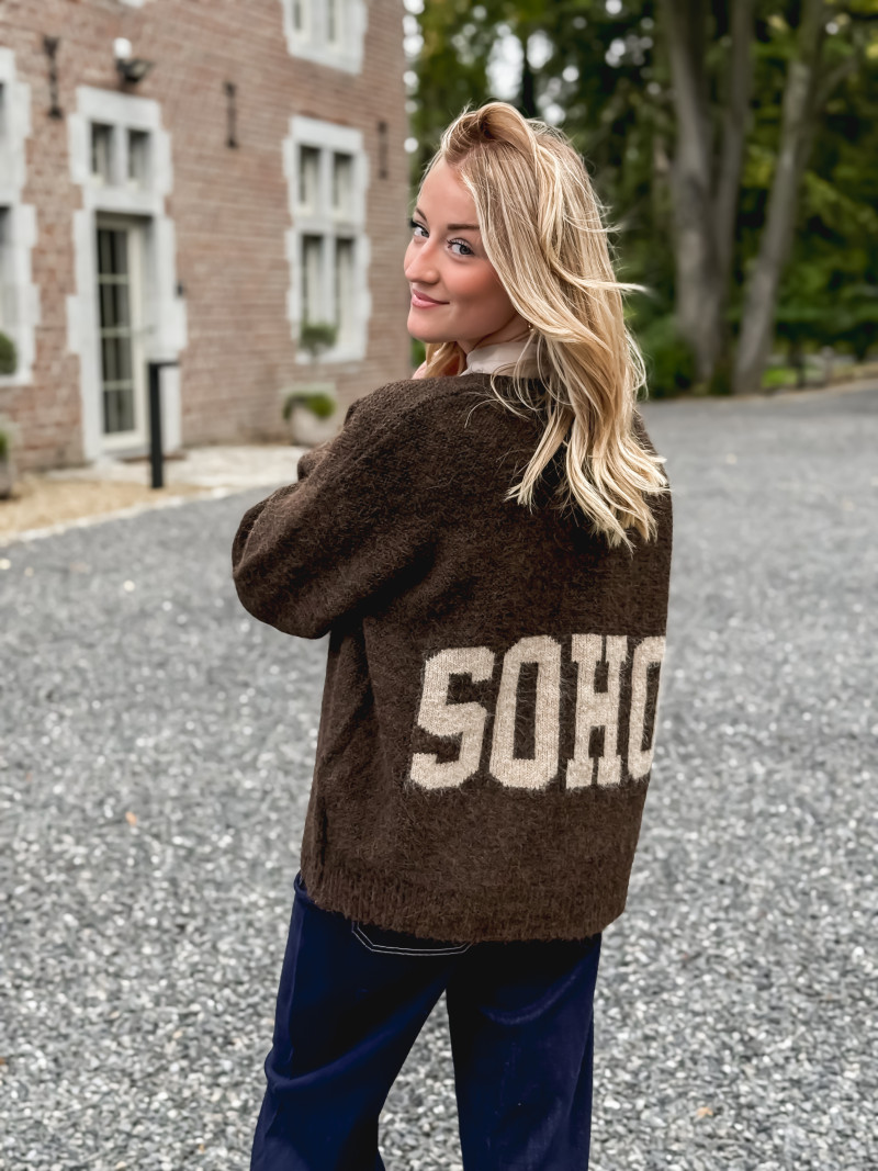 Gilet Sohana - Chocolat