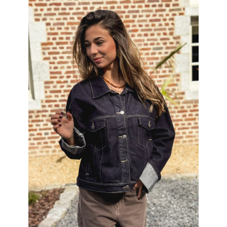 Veste en jeans Sao - Bleu