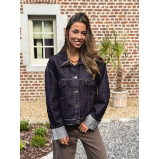 Veste en jeans Sao - Bleu