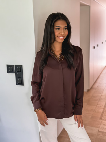 Chemise Damas - Chocolat