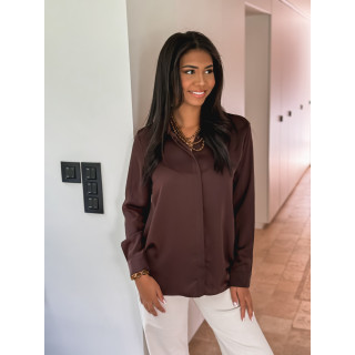 Chemise Damas - Chocolat